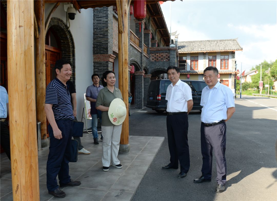 胡东风一行考察七星村村级活动场所