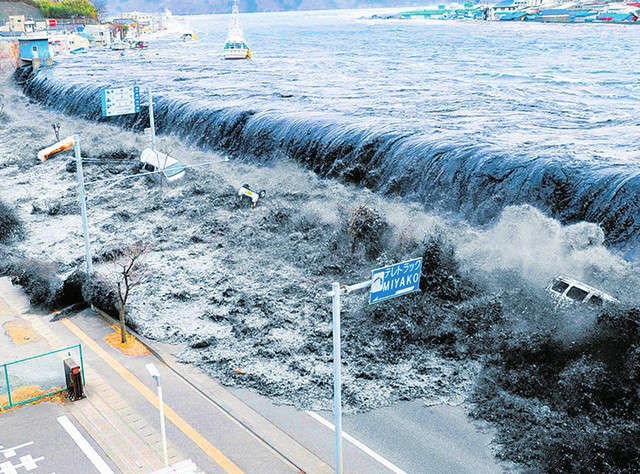 日本11年大海啸当时的灾难景象,堪比世界末日