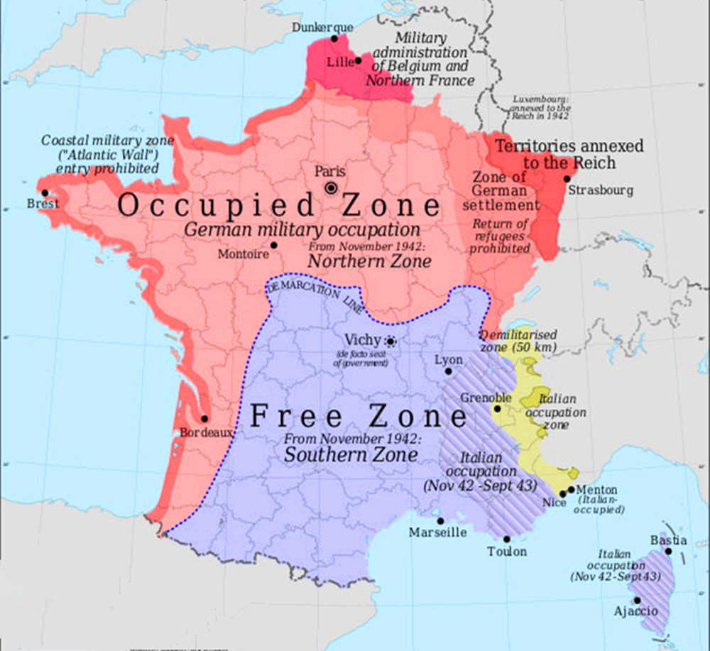 自由法国是第二次世界大战期间戴高乐领导的法国反纳粹德国侵略的抵抗