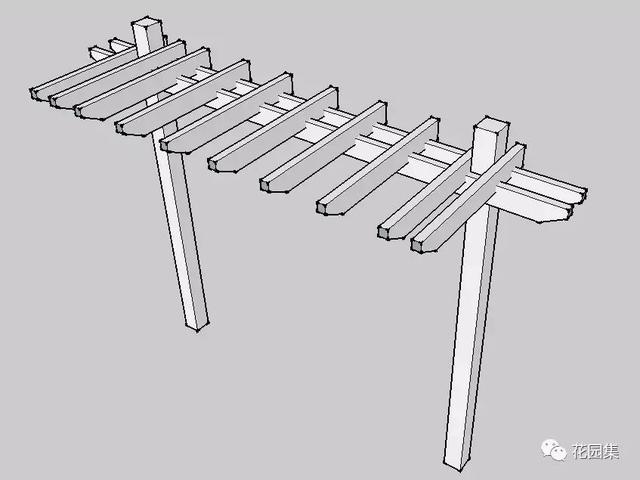 工匠藝術花園廊架花箱木柵欄