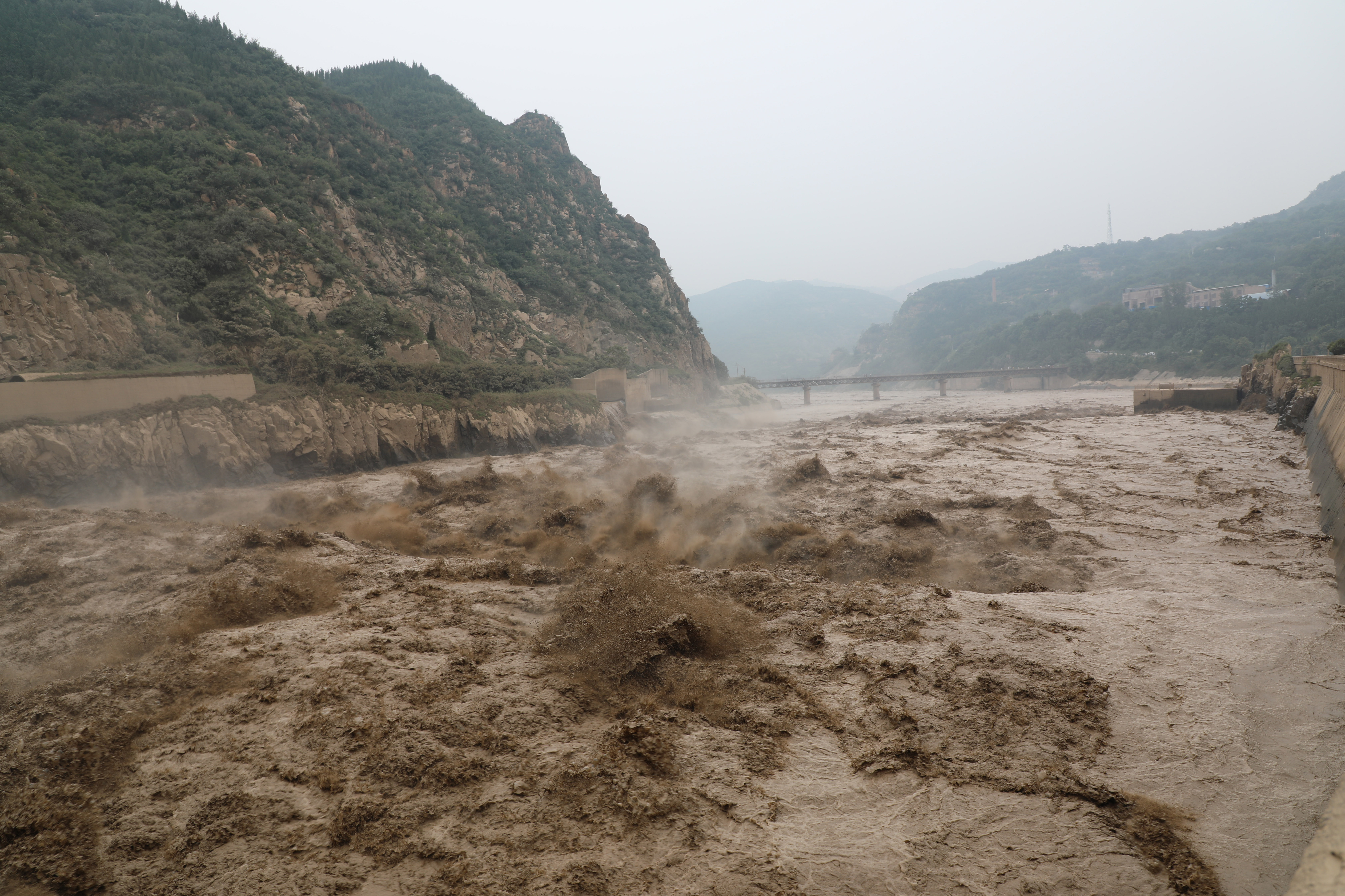 三门峡水库淹没区图片