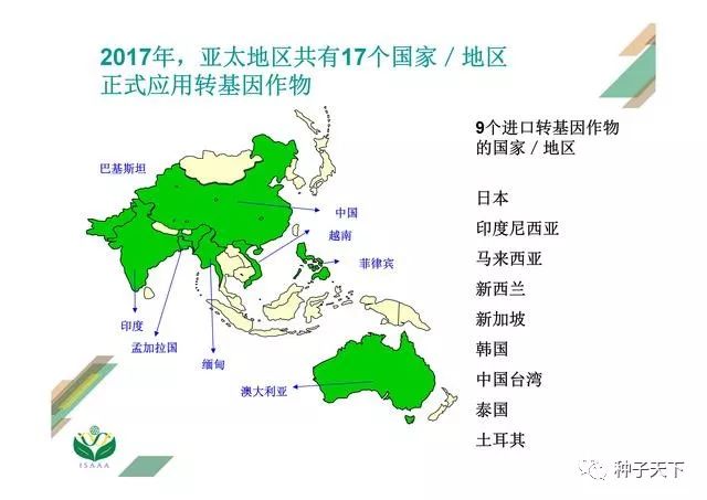 2017年亞太地區轉基因作物應用報告全文