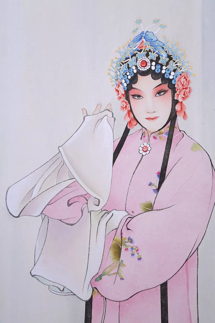 蝉衣晚秋风韵 80×55cm 2015年梨园芬芳梨园粉黛秋柳