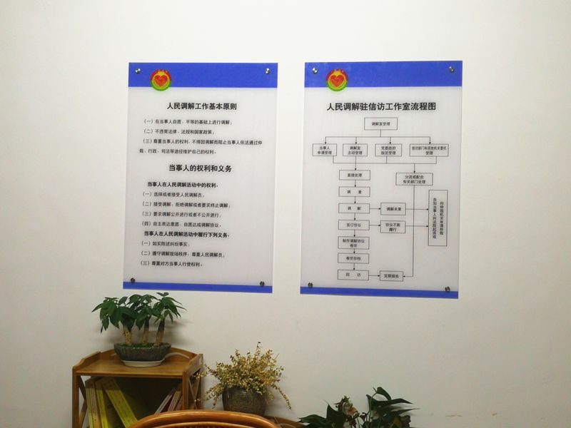 莲都区人民调解委员会驻区信访局人民调解工作室揭牌成立