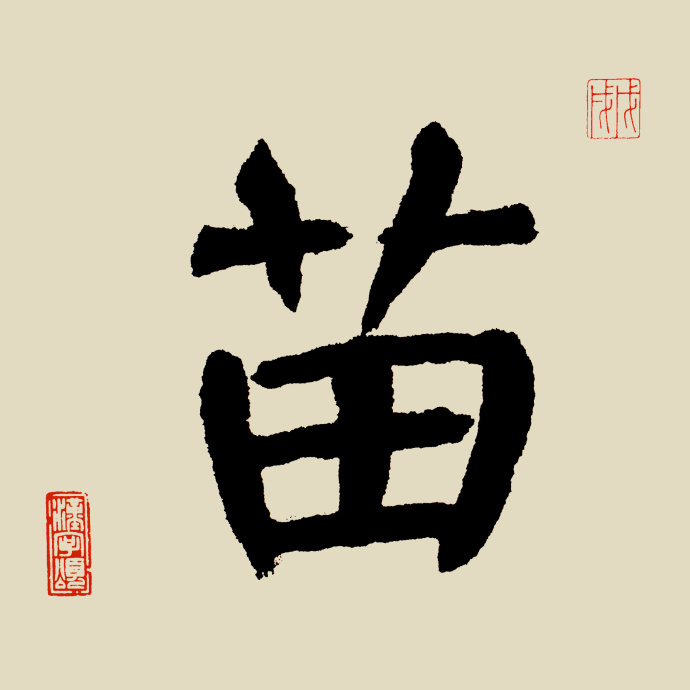 汉字365之苗