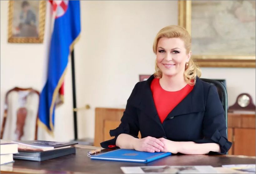 也是克罗地亚历史上首位女总统:科琳娜