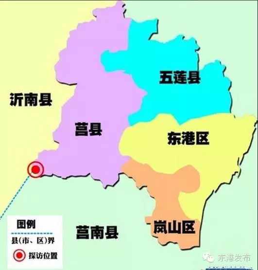 日照市详细地图图片