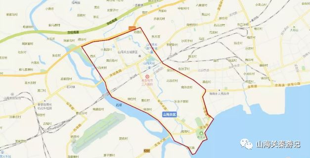 山海关限号区域图片