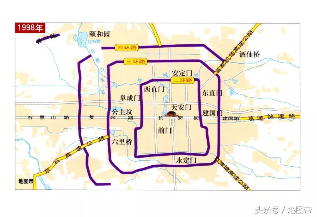 大北京1环到7环建设历程推动京津冀协同发展