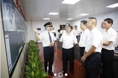 中国铁路南昌局集团公司副总经理彭磊莅临现场会指导,公司运输处,调度