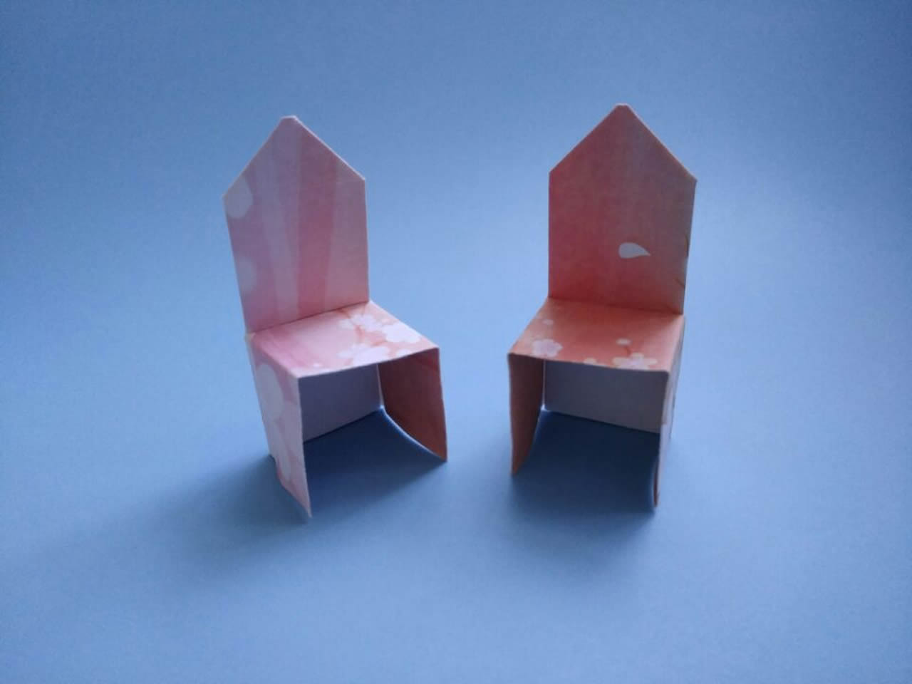 可爱的迷你家具椅子折纸,简单几步就做好,手工diy折纸图解教程