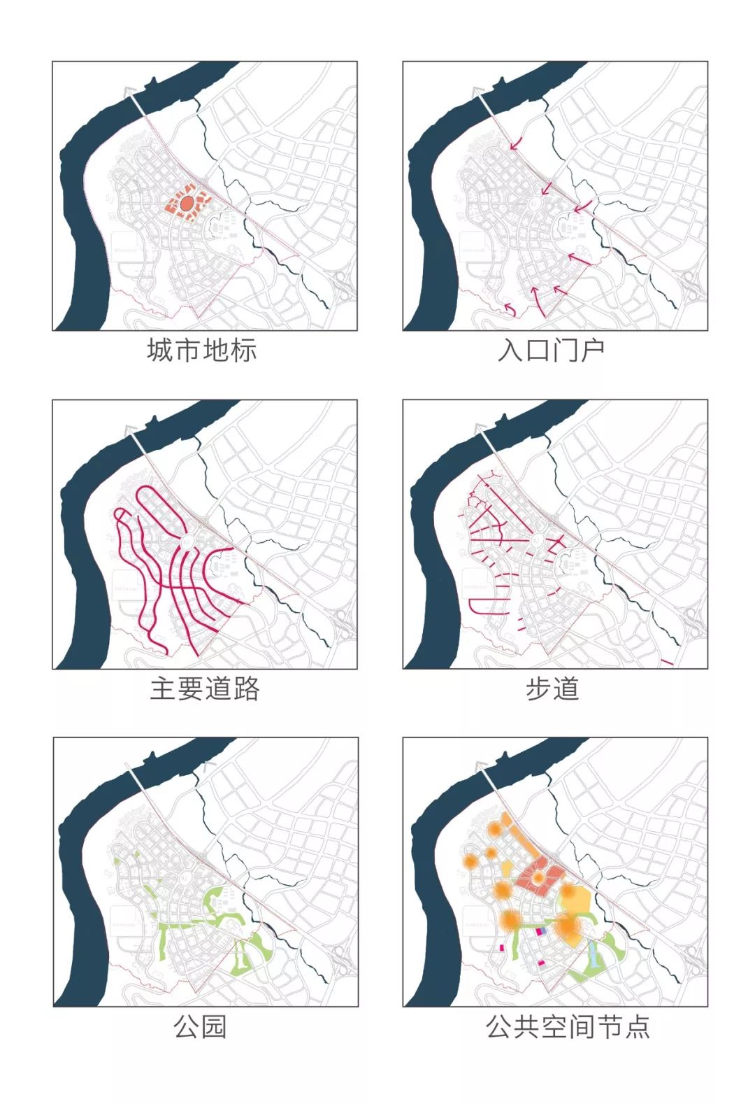 生態城各分析圖生態城層級分析圖道路軸測圖設計理念分析圖日照分析圖