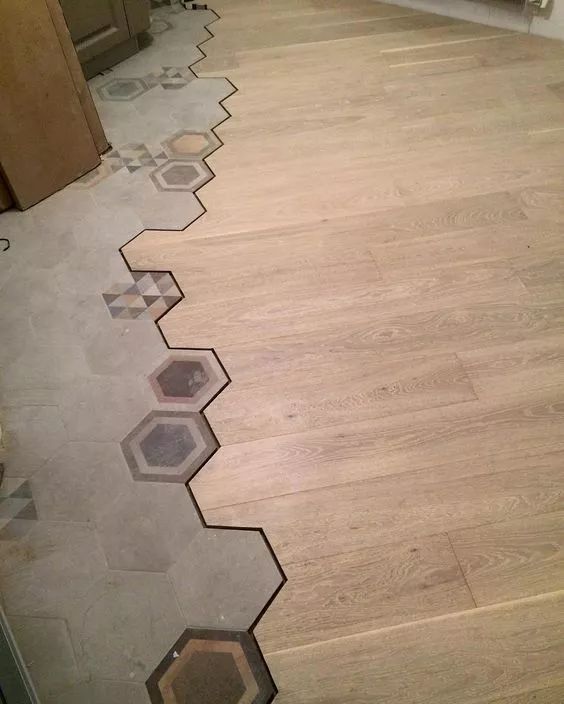 修成正果的木地板×瓷砖,混拼接缝如何处理?