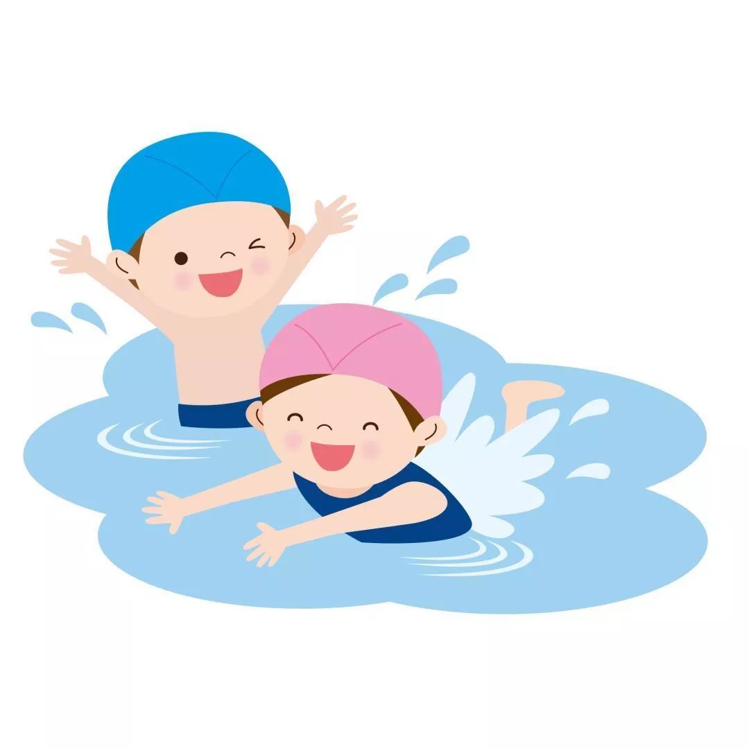 游泳安全插画图片