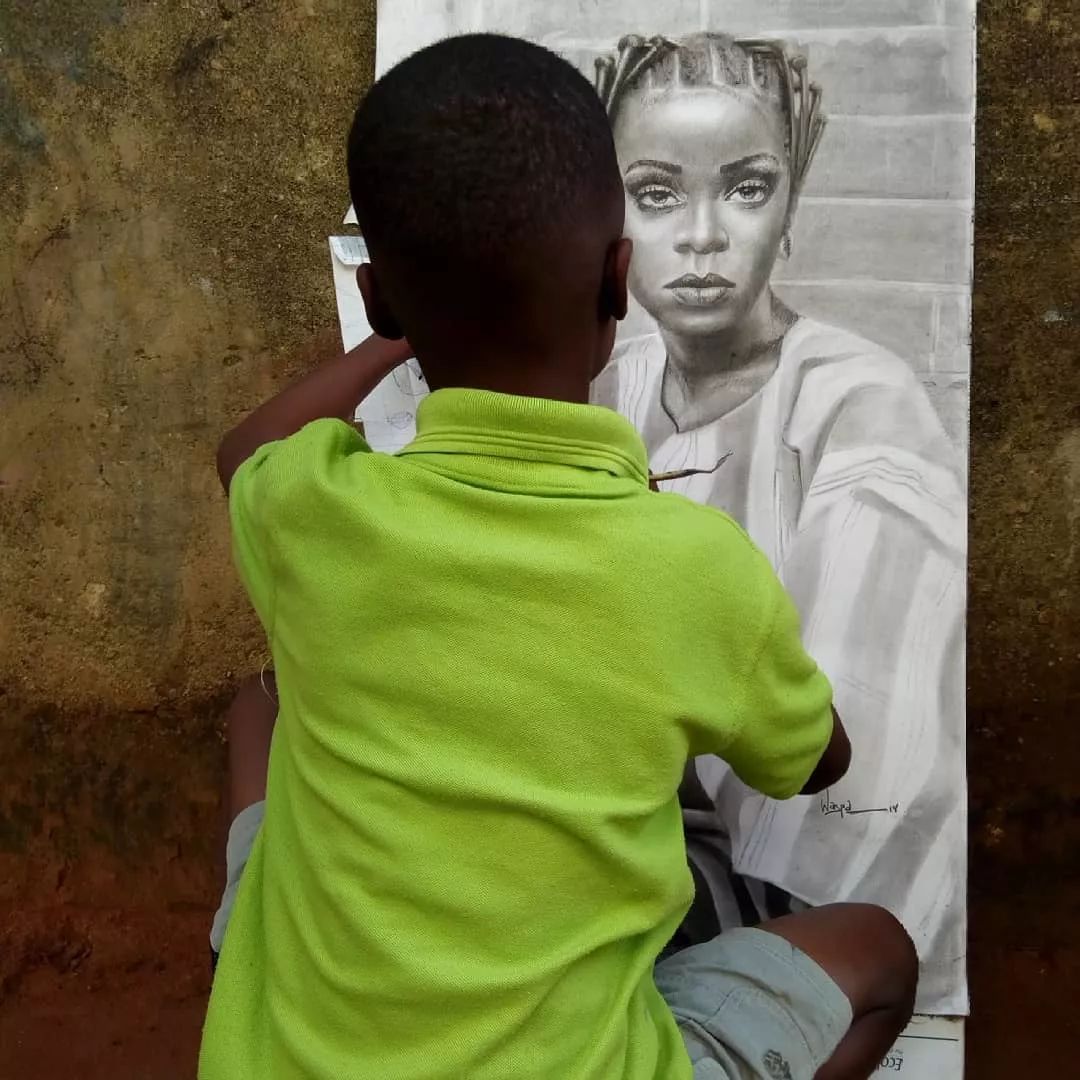 非洲小孩画像图片