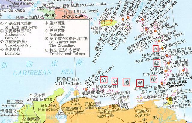 安的列斯群岛地理位置图片