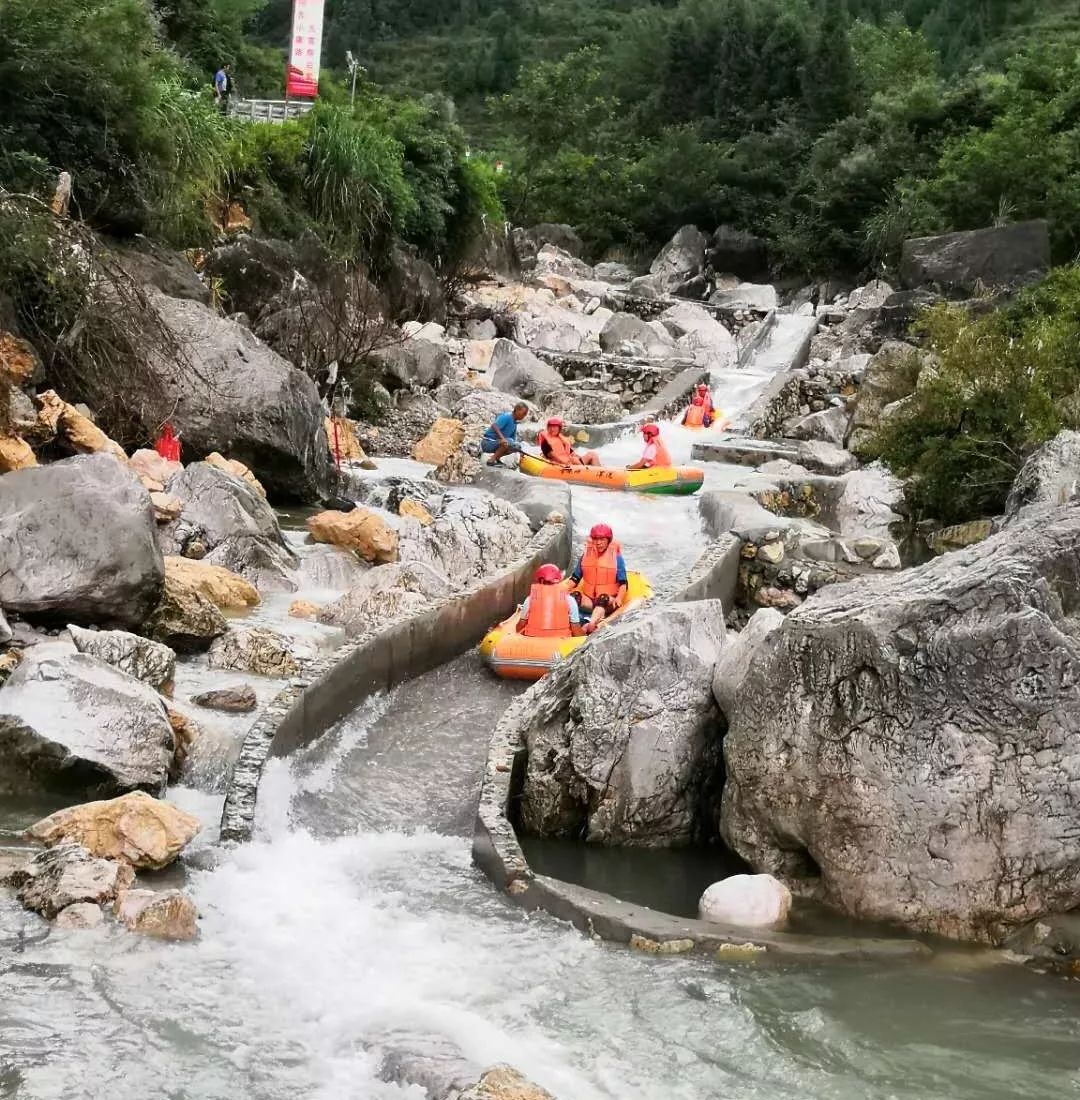 云锣山青龙峡漂流维护结束7月24日正常开漂