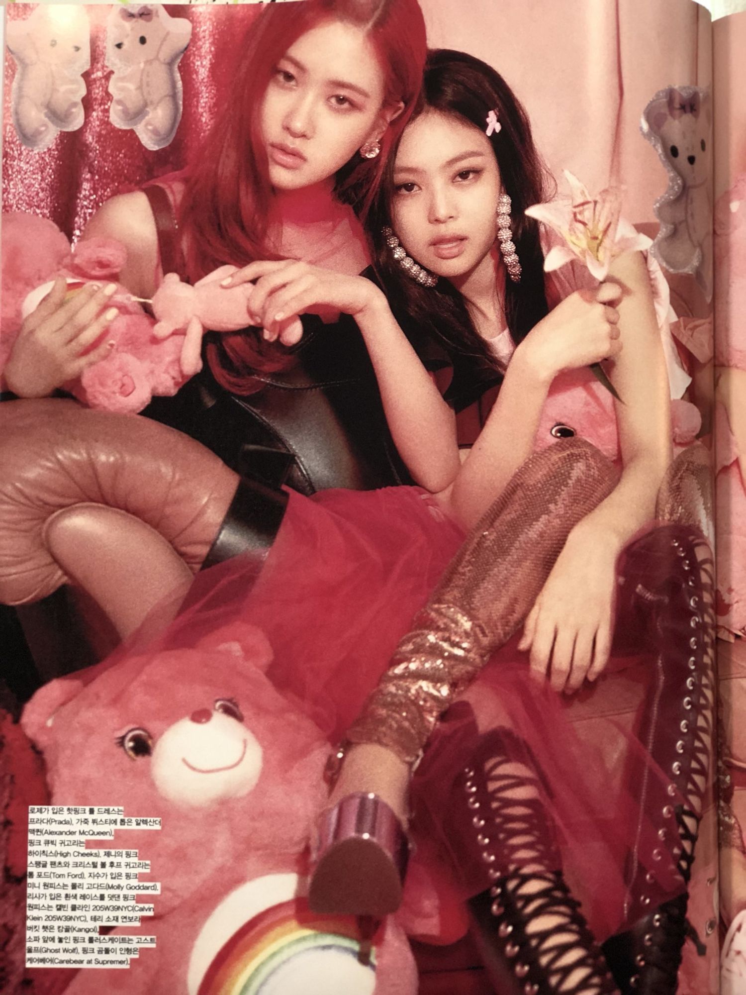 酷少女的pink punk blackpink《vogue》八月刊画报扫图公开