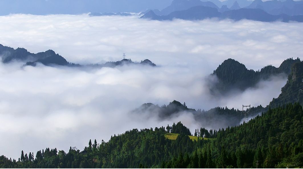 利川云雾山水图片