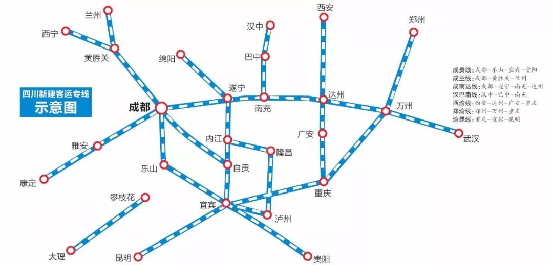 成南达高铁明年开工四川交通新规划快看要修哪些铁路公路