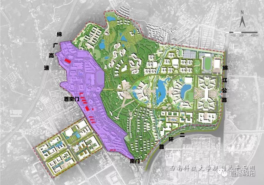 西南科技大学鸟瞰图图片