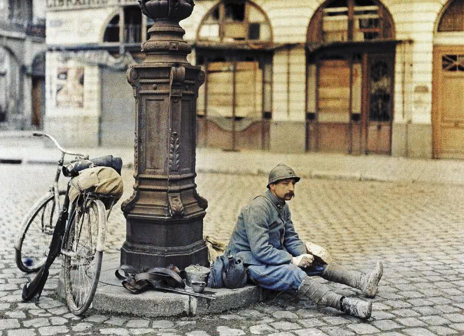 戰爭與和平：在第一次世界大戰中，法軍留下的罕見彩色老圖片 歷史 第6張