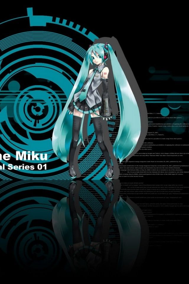 初音未來手機壁紙如果事與願違請相信另有安排