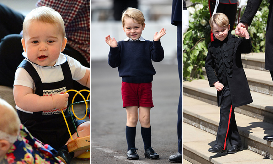 在乔治王子庆祝五岁生日时,盘点小王子具有里程碑意义的时刻!