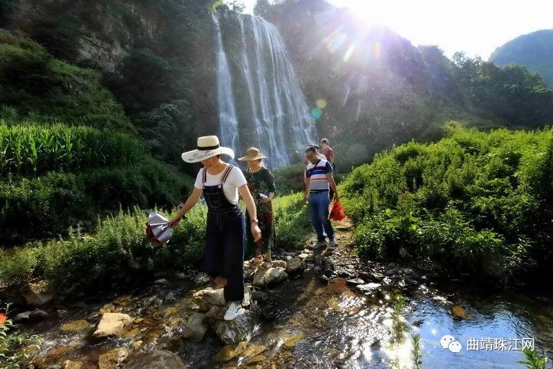 美丽曲靖|富源第一瀑 富村跌水瀑布!