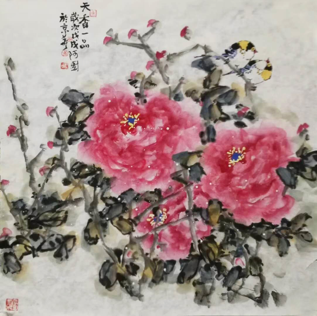 妙造自然成就辉煌著名画家孟微冬作品赏析