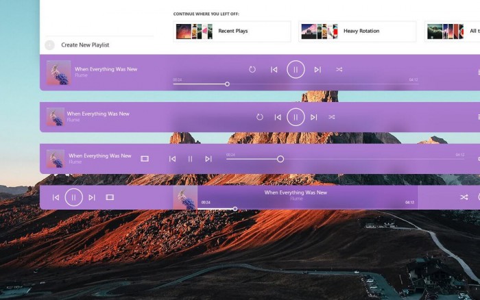 微软前员工爆料Groove Music概念图：播放器和页面浏览剥离