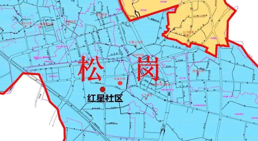 佛山松岗地图图片