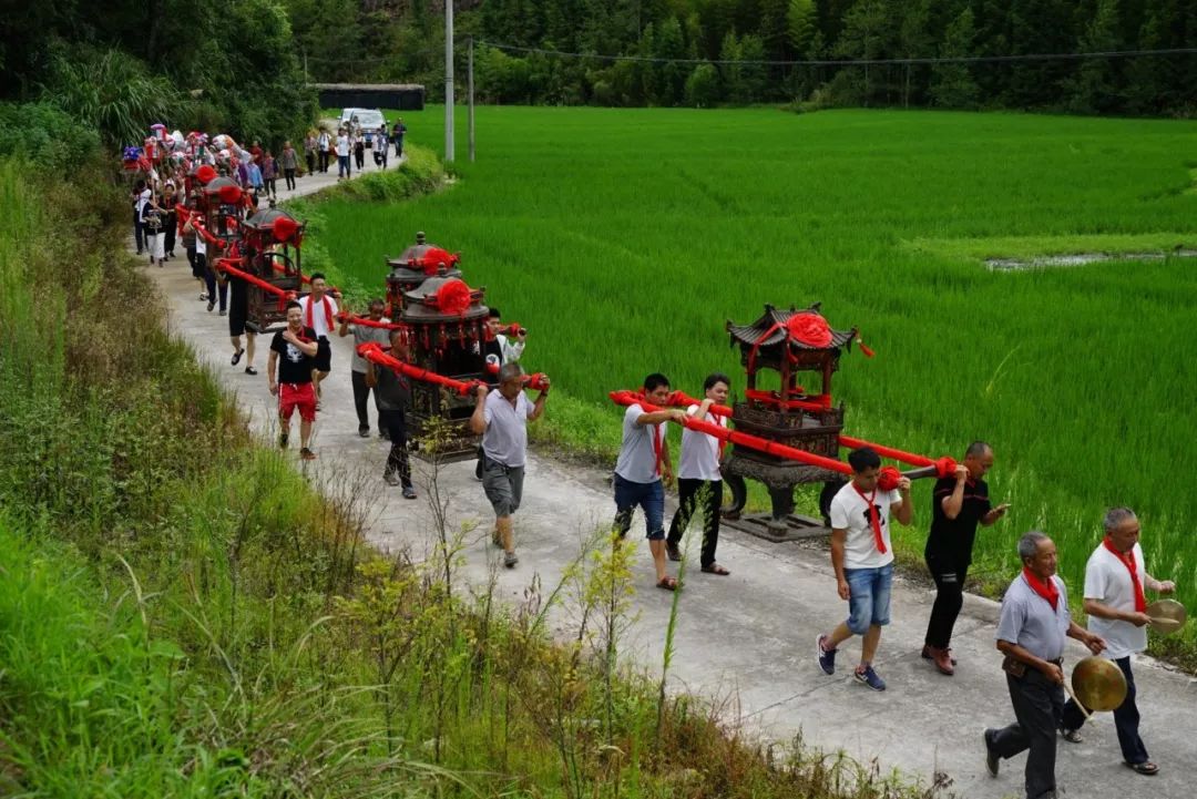 庆元非遗大岩村迎神节组图