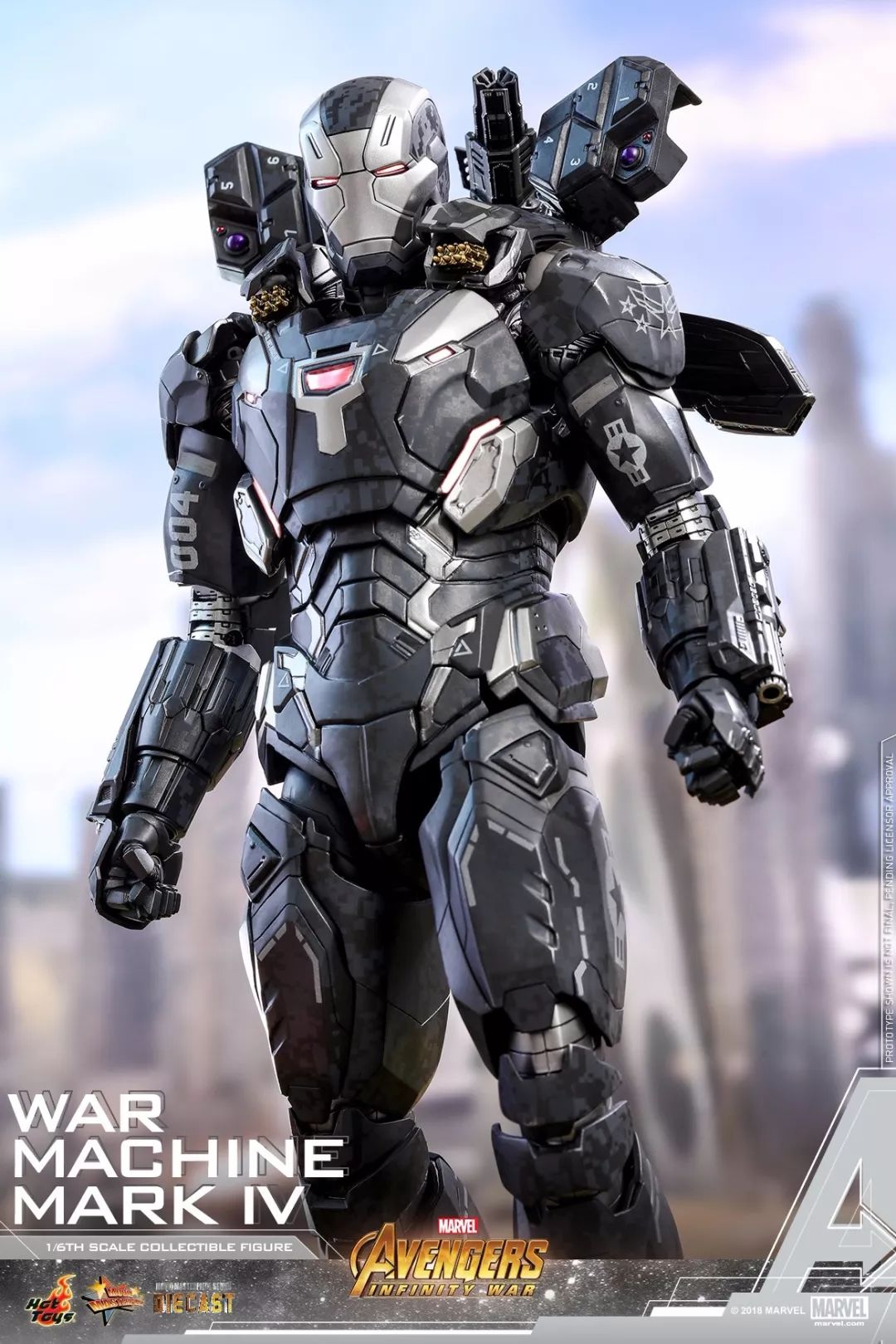 新品预定hottoys16压铸合金mms499d26复联3战争机器mk4