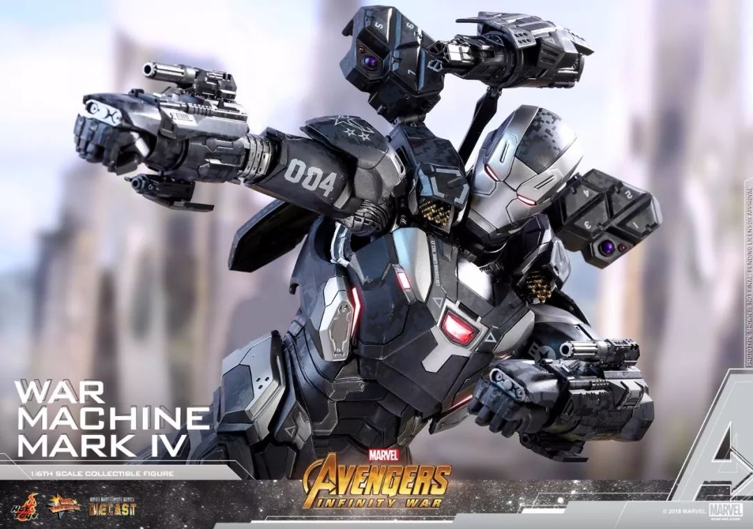 新品预定hottoys16压铸合金mms499d26复联3战争机器mk4