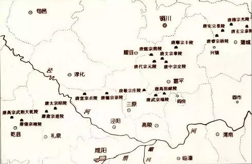 乾陵地图图片