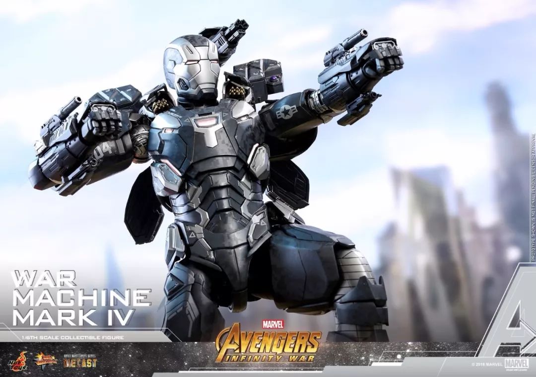 新品预定hottoys16压铸合金mms499d26复联3战争机器mk4