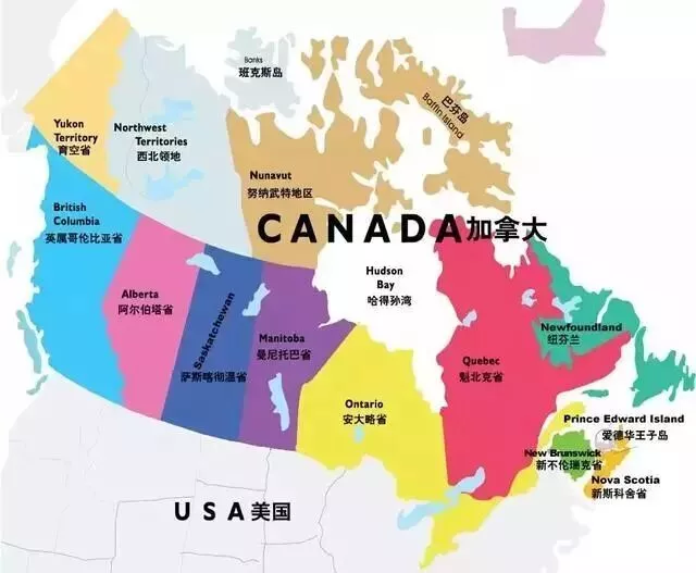 加拿大人口分布地图图片