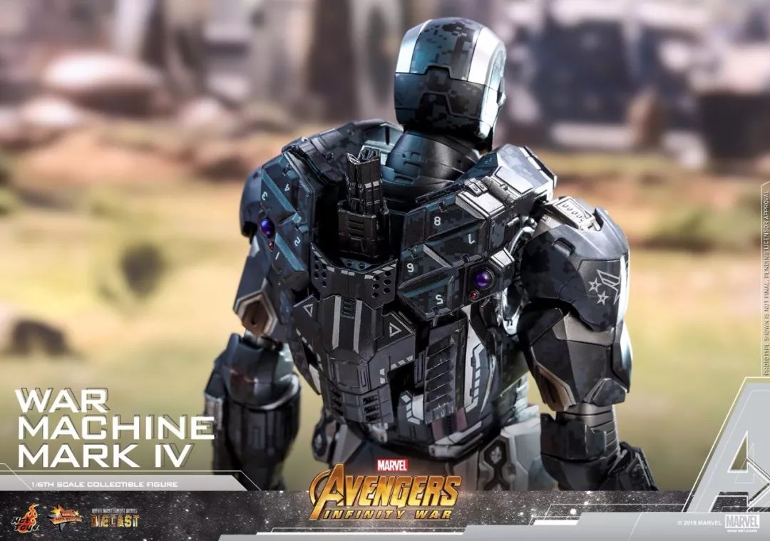 新品預定hottoys16壓鑄合金mms499d26復聯3戰爭機器mk4