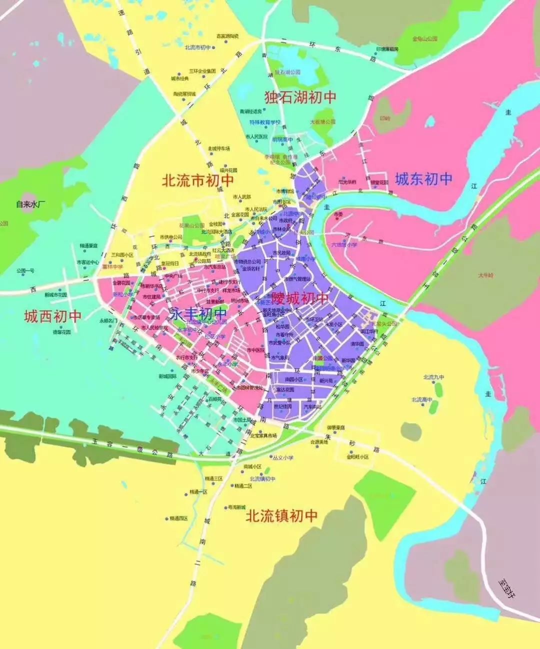 广西北流市高清地图图片