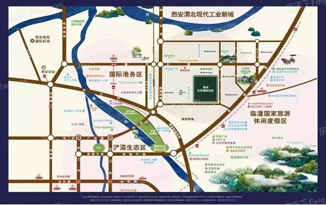临潼凤凰大道规划图图片