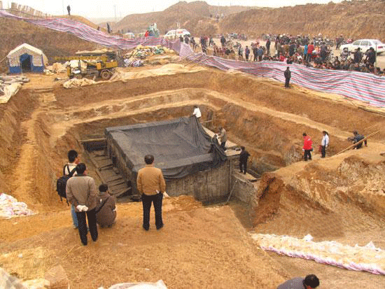 漢王墓被盜，陪葬物沒剩啥，唐朝盜墓賊喝水的碗成了文物 歷史 第2張