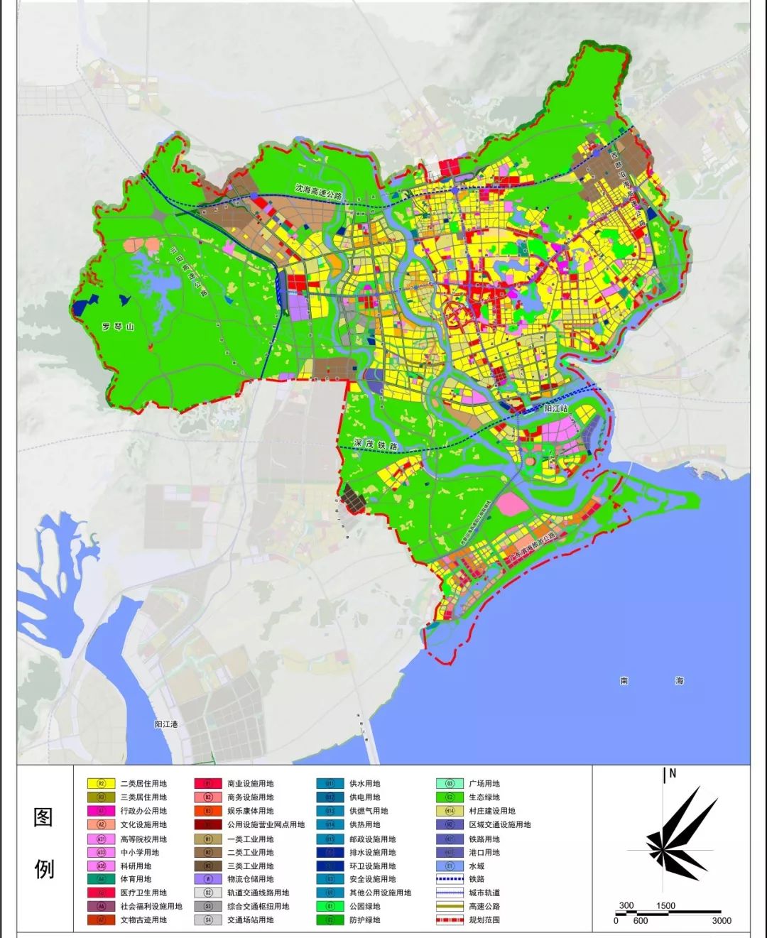 阳江市高新区规划图图片