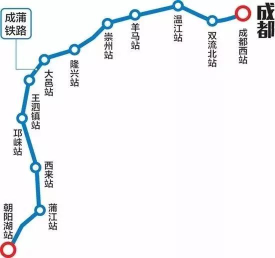 成雅鐵路成蒲段作為成都鐵路樞紐