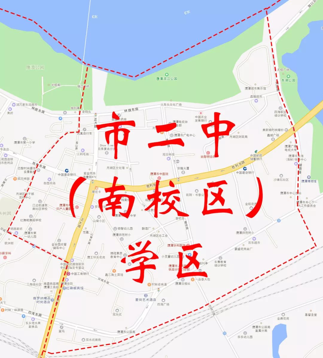 夏邑县学区划分图图片