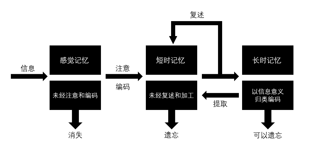 阿特金森三级记忆模型图片