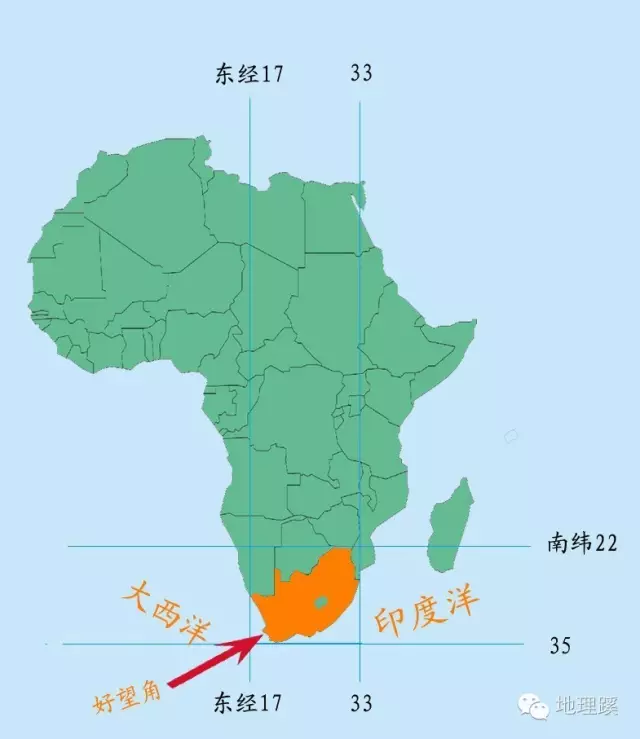 南非的地理位置图片