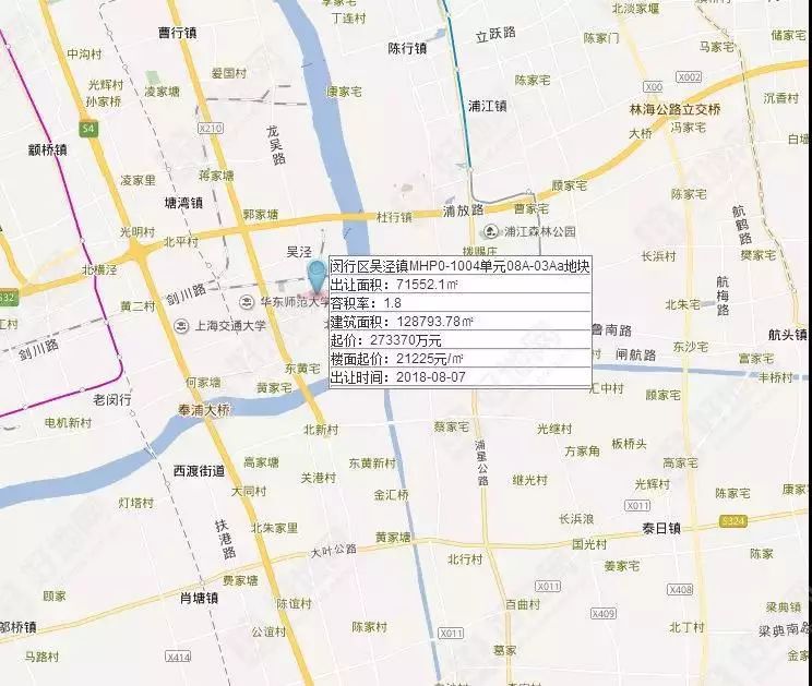 华漕镇行政区划图图片