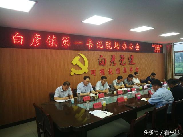 平邑县委常委政法委书记刘金光到白彦镇出席第一书记现场办公会助推