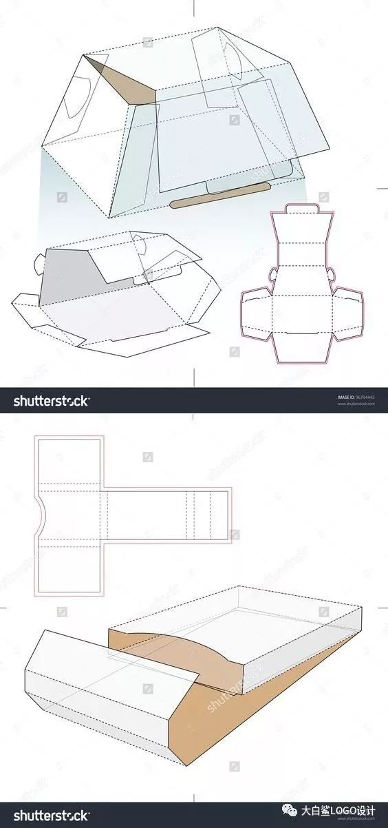 异形盒子展开图步骤图片